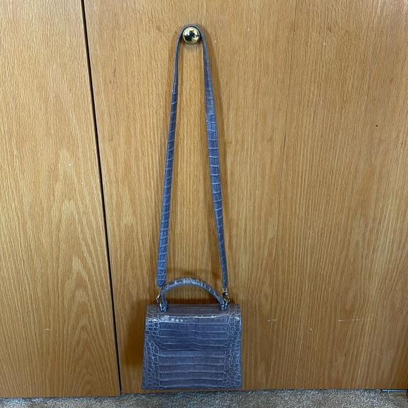 NANCY GONZALEZ Small Crocodile Top-Handle Crossbody Bag - Picture 2 of 16